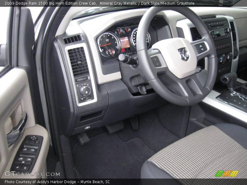 Mineral Gray Metallic / Dark Slate/Medium Graystone 2009 Dodge Ram 1500 Big Horn Edition Crew Cab
