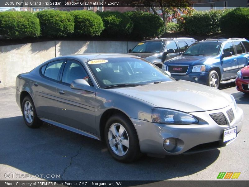 Shadow Gray Metallic / Ebony 2008 Pontiac Grand Prix Sedan