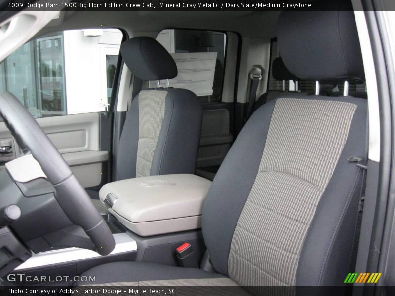 Mineral Gray Metallic / Dark Slate/Medium Graystone 2009 Dodge Ram 1500 Big Horn Edition Crew Cab