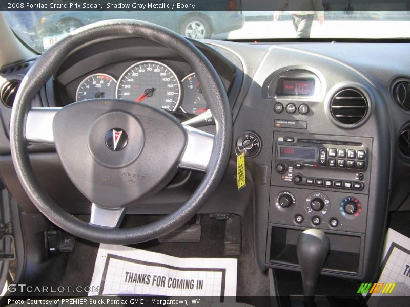 Shadow Gray Metallic / Ebony 2008 Pontiac Grand Prix Sedan