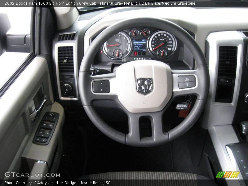 Mineral Gray Metallic / Dark Slate/Medium Graystone 2009 Dodge Ram 1500 Big Horn Edition Crew Cab