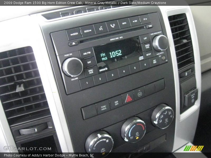 Mineral Gray Metallic / Dark Slate/Medium Graystone 2009 Dodge Ram 1500 Big Horn Edition Crew Cab