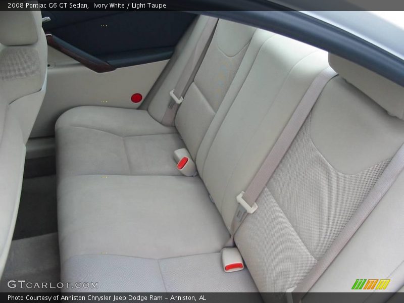 Ivory White / Light Taupe 2008 Pontiac G6 GT Sedan