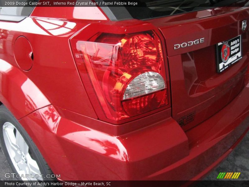 Inferno Red Crystal Pearl / Pastel Pebble Beige 2009 Dodge Caliber SXT