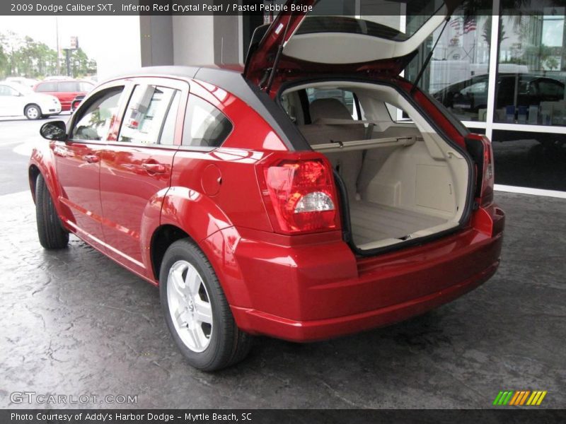Inferno Red Crystal Pearl / Pastel Pebble Beige 2009 Dodge Caliber SXT