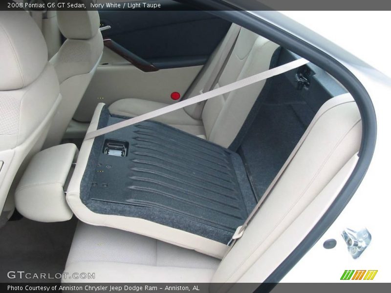 Ivory White / Light Taupe 2008 Pontiac G6 GT Sedan