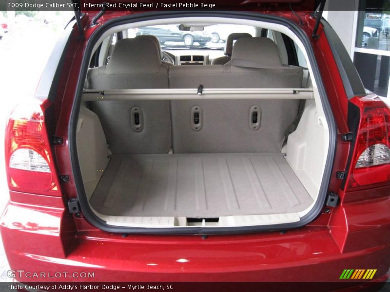 Inferno Red Crystal Pearl / Pastel Pebble Beige 2009 Dodge Caliber SXT