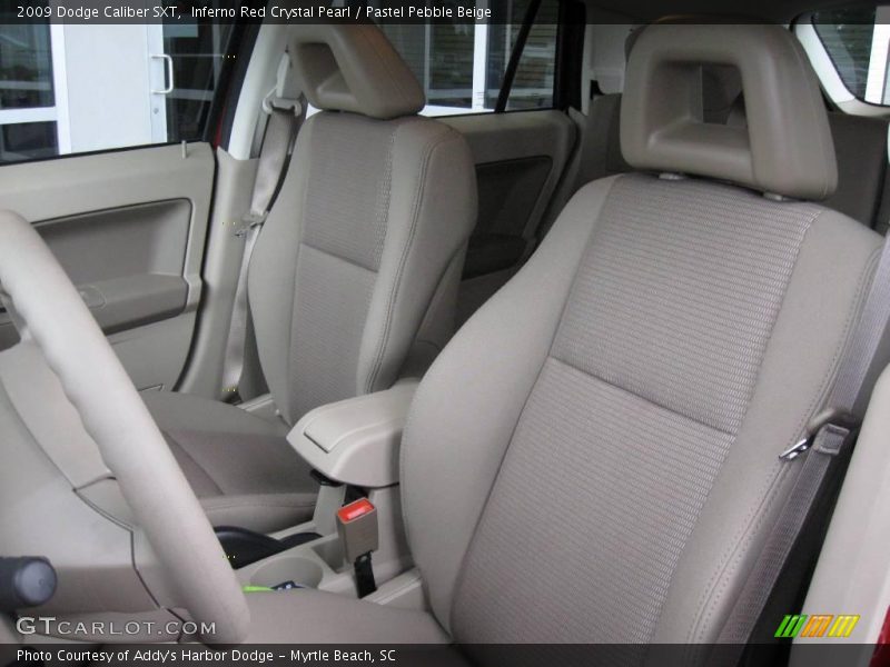Inferno Red Crystal Pearl / Pastel Pebble Beige 2009 Dodge Caliber SXT