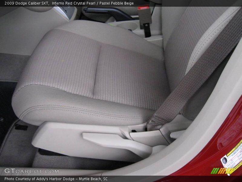 Inferno Red Crystal Pearl / Pastel Pebble Beige 2009 Dodge Caliber SXT