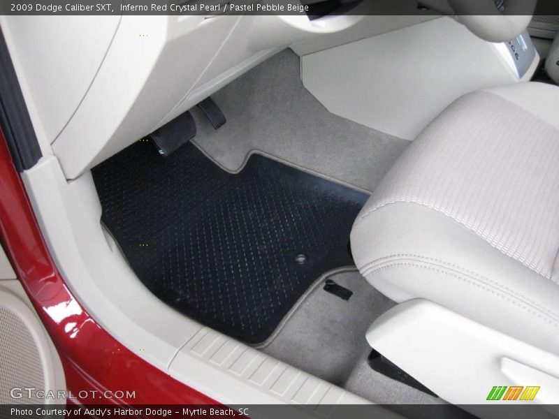 Inferno Red Crystal Pearl / Pastel Pebble Beige 2009 Dodge Caliber SXT