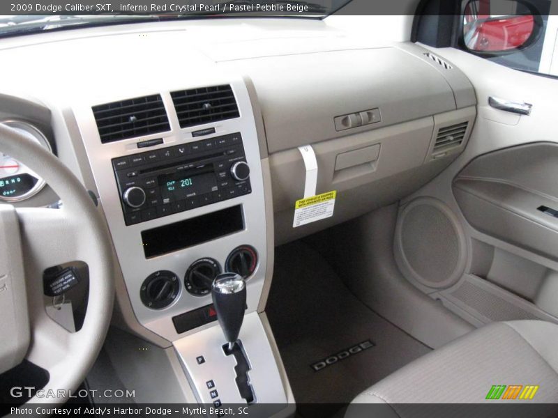 Inferno Red Crystal Pearl / Pastel Pebble Beige 2009 Dodge Caliber SXT