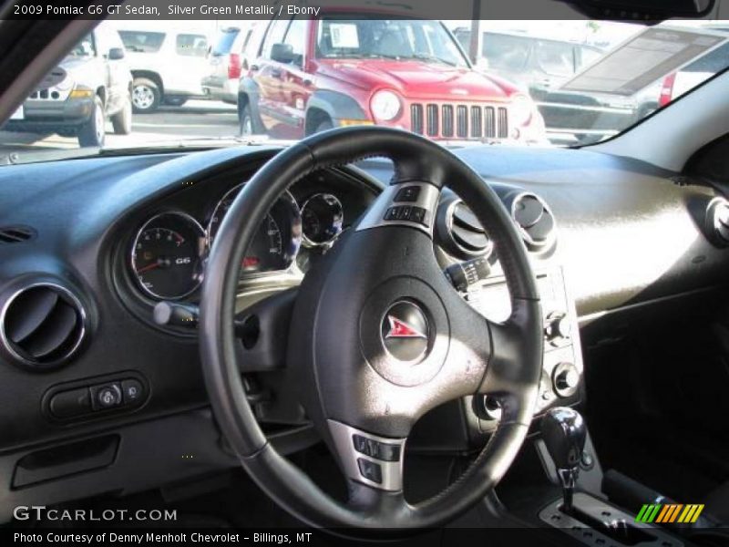 Silver Green Metallic / Ebony 2009 Pontiac G6 GT Sedan