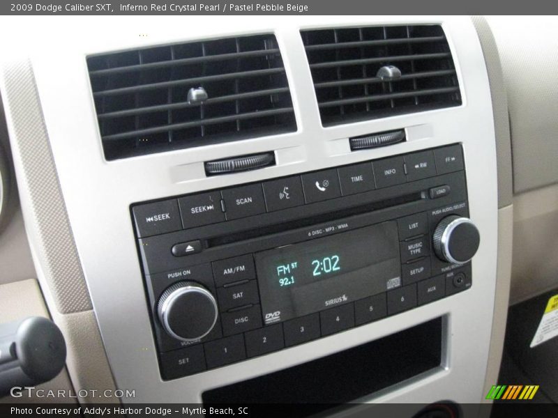 Inferno Red Crystal Pearl / Pastel Pebble Beige 2009 Dodge Caliber SXT