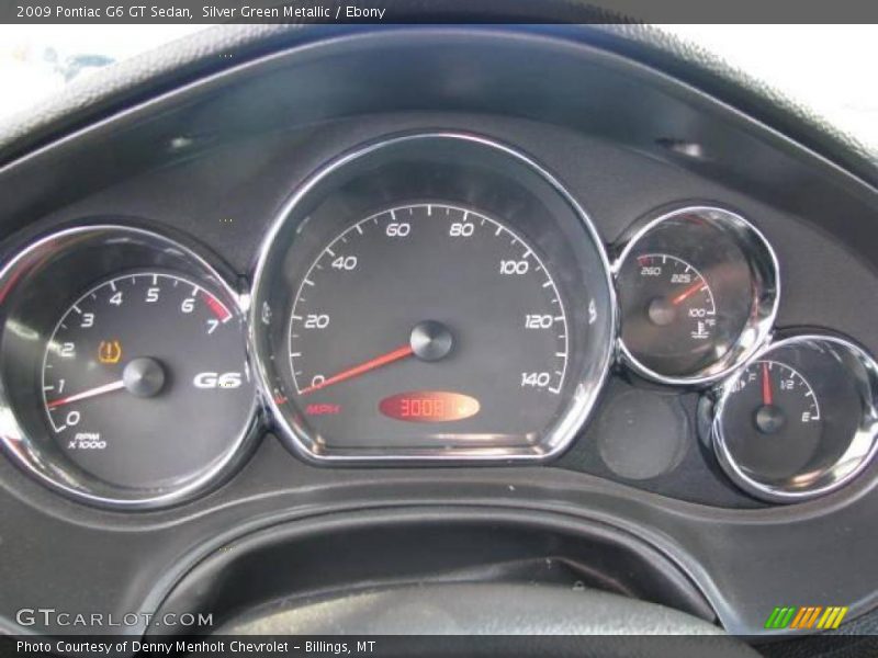 Silver Green Metallic / Ebony 2009 Pontiac G6 GT Sedan