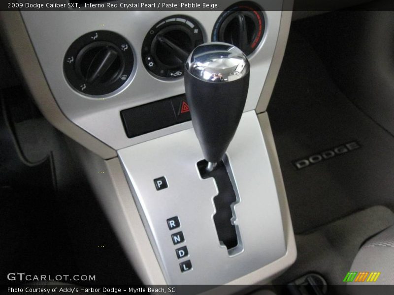 Inferno Red Crystal Pearl / Pastel Pebble Beige 2009 Dodge Caliber SXT