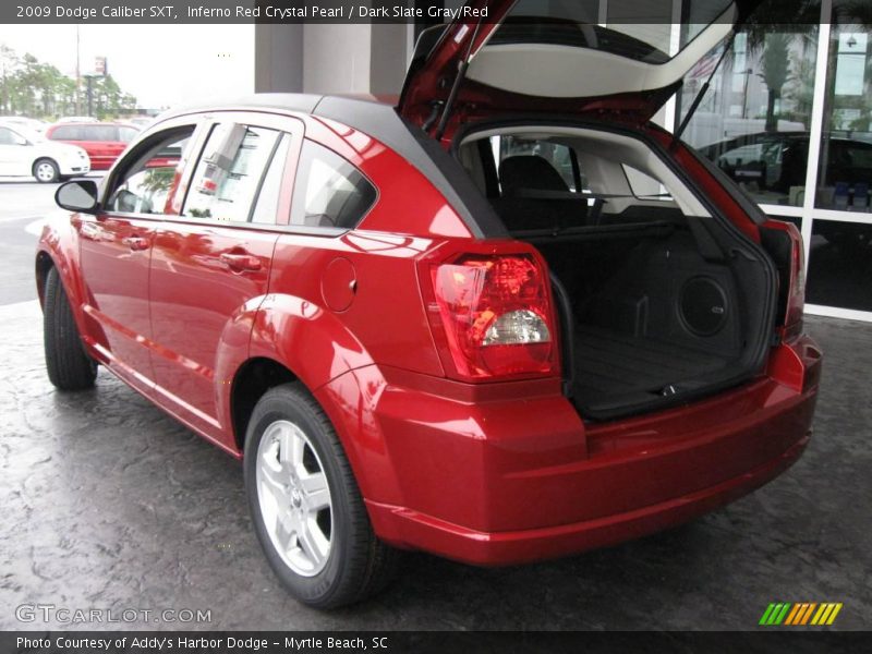 Inferno Red Crystal Pearl / Dark Slate Gray/Red 2009 Dodge Caliber SXT