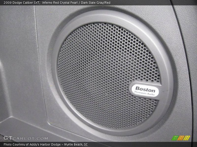 Inferno Red Crystal Pearl / Dark Slate Gray/Red 2009 Dodge Caliber SXT