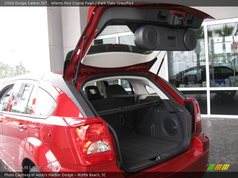Inferno Red Crystal Pearl / Dark Slate Gray/Red 2009 Dodge Caliber SXT
