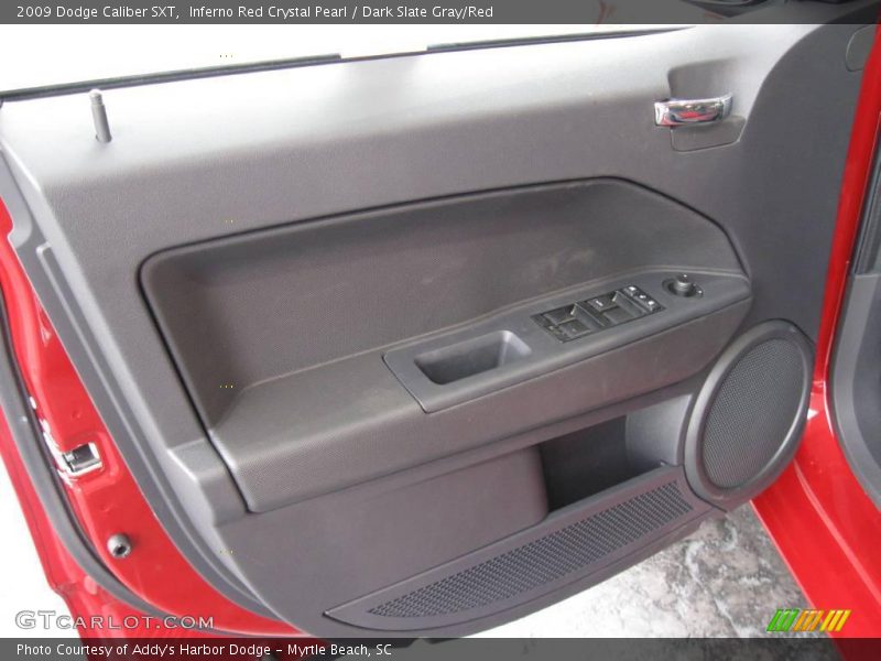 Inferno Red Crystal Pearl / Dark Slate Gray/Red 2009 Dodge Caliber SXT