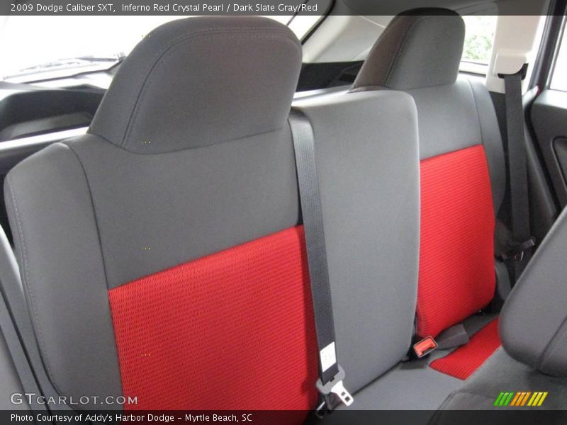 Inferno Red Crystal Pearl / Dark Slate Gray/Red 2009 Dodge Caliber SXT