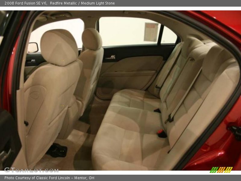 Redfire Metallic / Medium Light Stone 2008 Ford Fusion SE V6