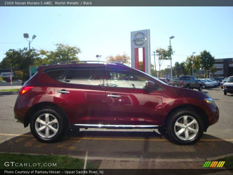 Merlot Metallic / Black 2009 Nissan Murano S AWD