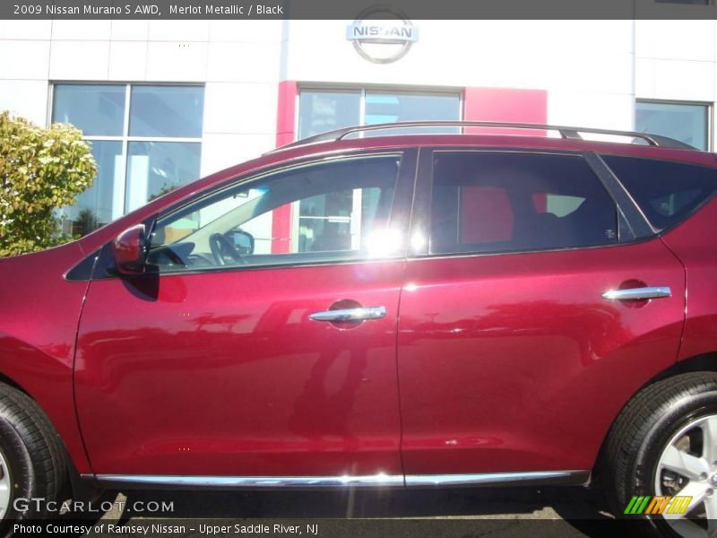 Merlot Metallic / Black 2009 Nissan Murano S AWD