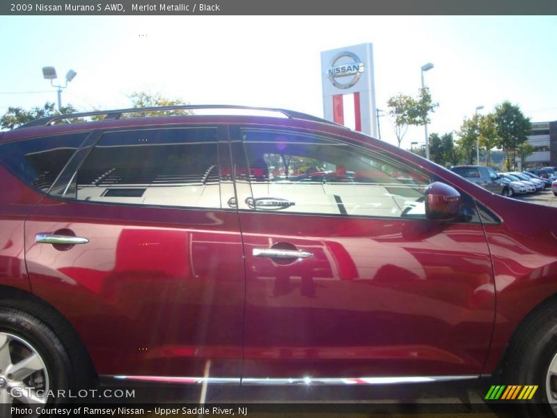 Merlot Metallic / Black 2009 Nissan Murano S AWD
