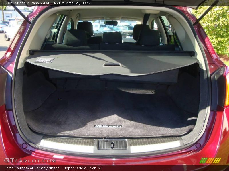 Merlot Metallic / Black 2009 Nissan Murano S AWD