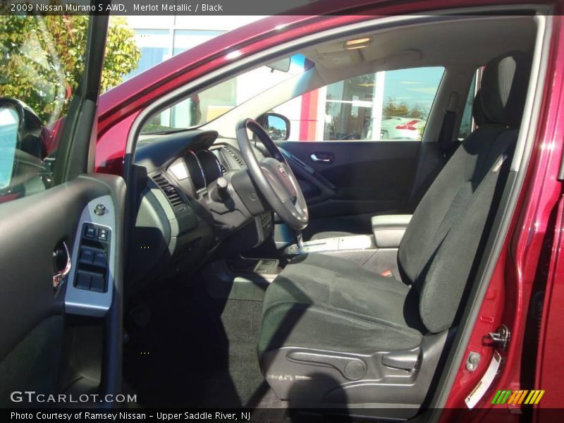 Merlot Metallic / Black 2009 Nissan Murano S AWD