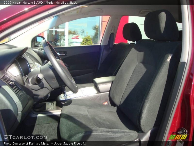 Merlot Metallic / Black 2009 Nissan Murano S AWD