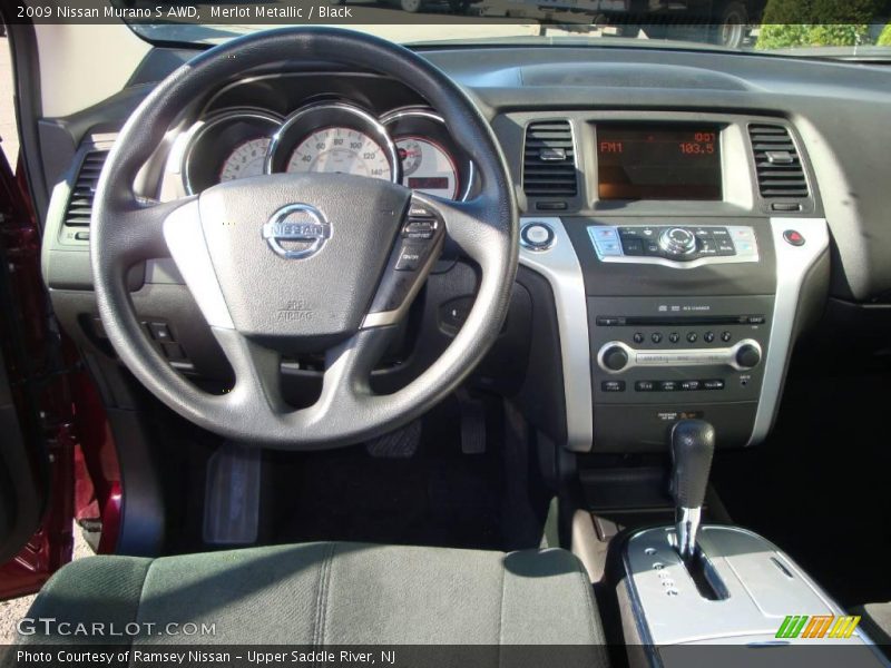 Merlot Metallic / Black 2009 Nissan Murano S AWD