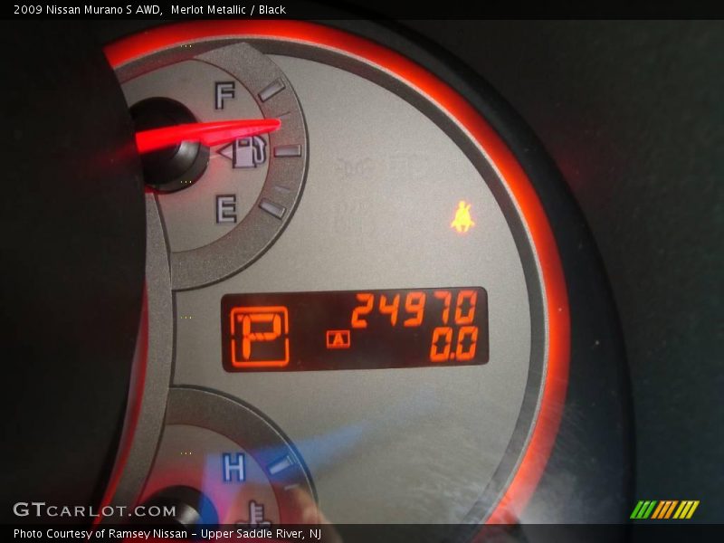 Merlot Metallic / Black 2009 Nissan Murano S AWD
