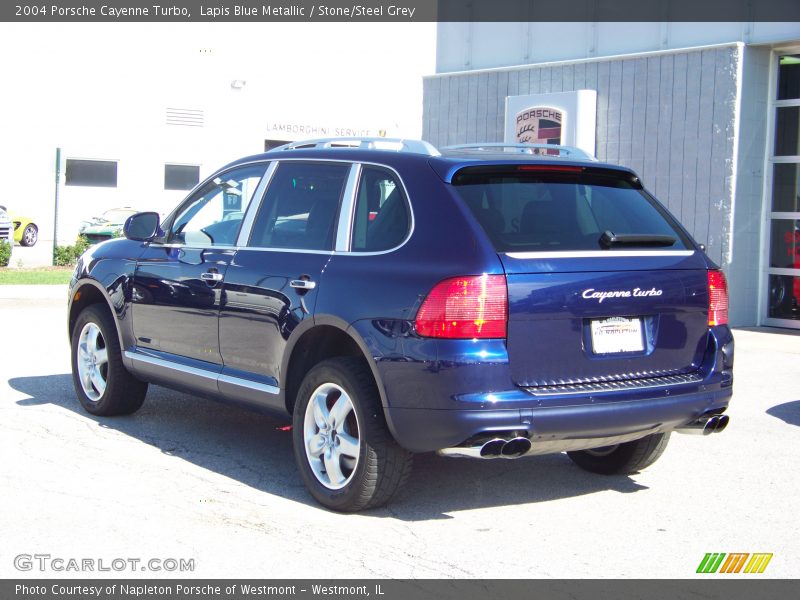 Lapis Blue Metallic / Stone/Steel Grey 2004 Porsche Cayenne Turbo