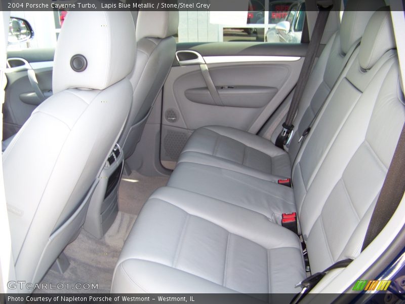 Lapis Blue Metallic / Stone/Steel Grey 2004 Porsche Cayenne Turbo