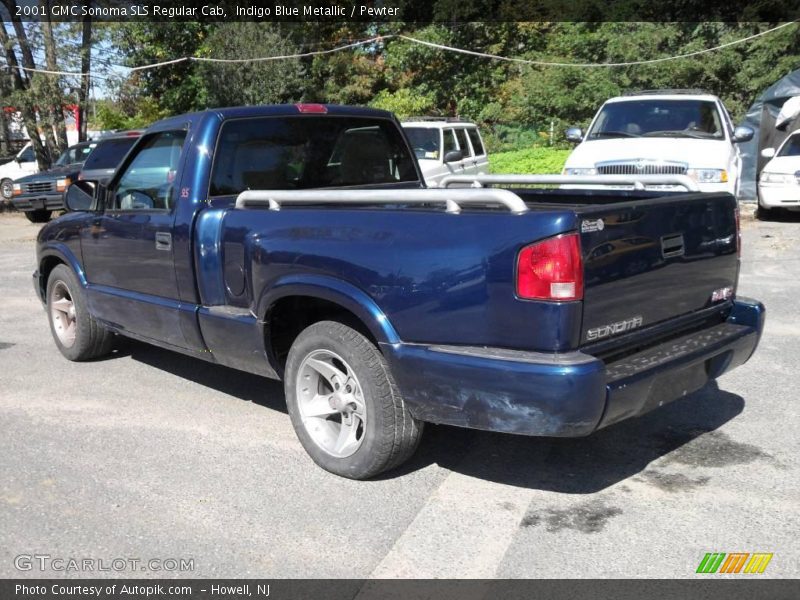 Indigo Blue Metallic / Pewter 2001 GMC Sonoma SLS Regular Cab