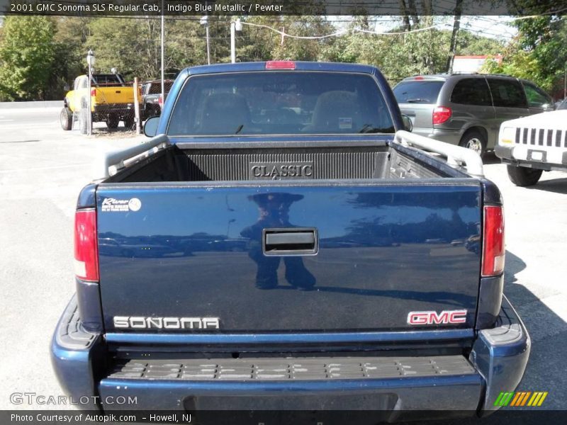 Indigo Blue Metallic / Pewter 2001 GMC Sonoma SLS Regular Cab