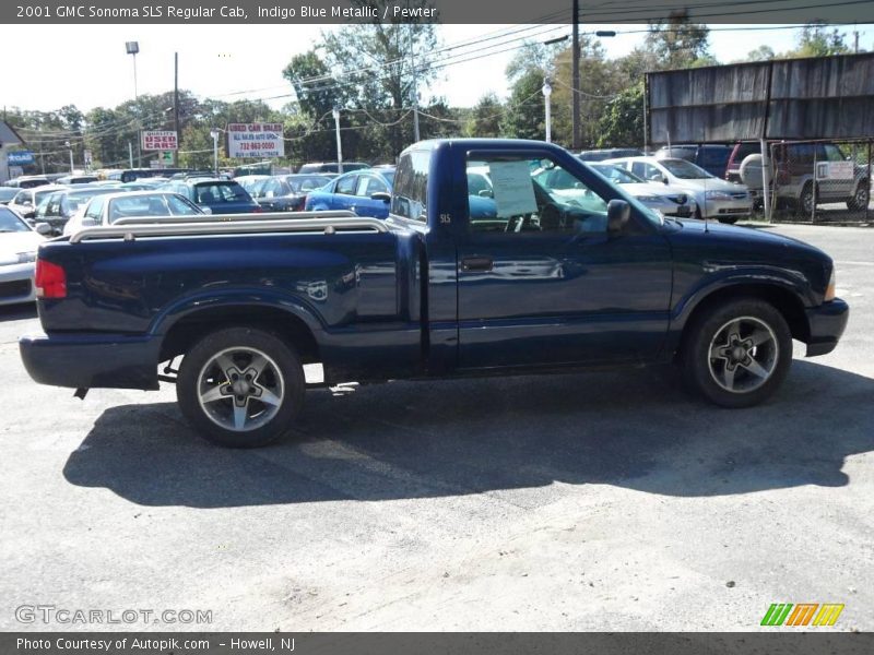 Indigo Blue Metallic / Pewter 2001 GMC Sonoma SLS Regular Cab