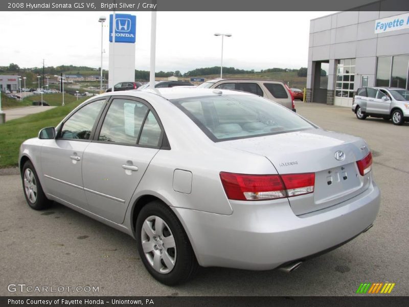 Bright Silver / Gray 2008 Hyundai Sonata GLS V6