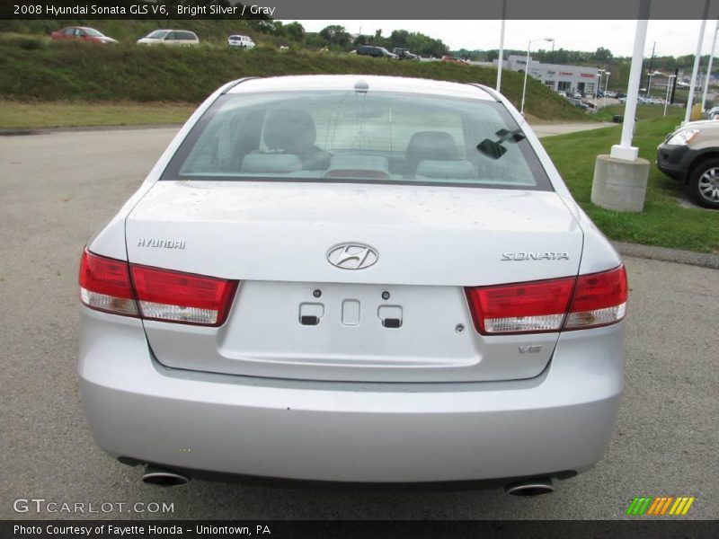 Bright Silver / Gray 2008 Hyundai Sonata GLS V6