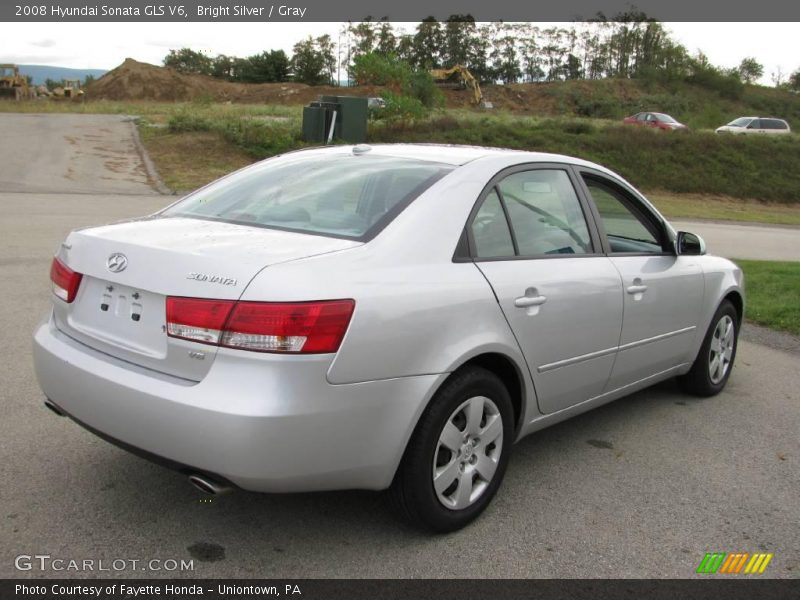 Bright Silver / Gray 2008 Hyundai Sonata GLS V6