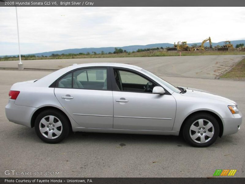 Bright Silver / Gray 2008 Hyundai Sonata GLS V6