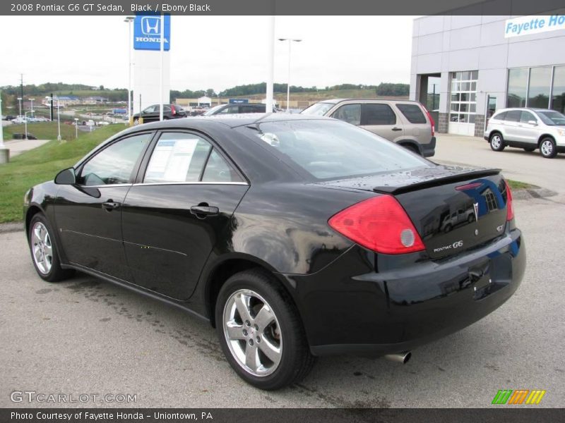 Black / Ebony Black 2008 Pontiac G6 GT Sedan