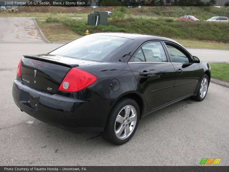 Black / Ebony Black 2008 Pontiac G6 GT Sedan