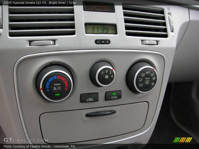 Bright Silver / Gray 2008 Hyundai Sonata GLS V6