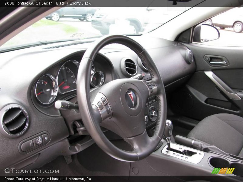 Black / Ebony Black 2008 Pontiac G6 GT Sedan