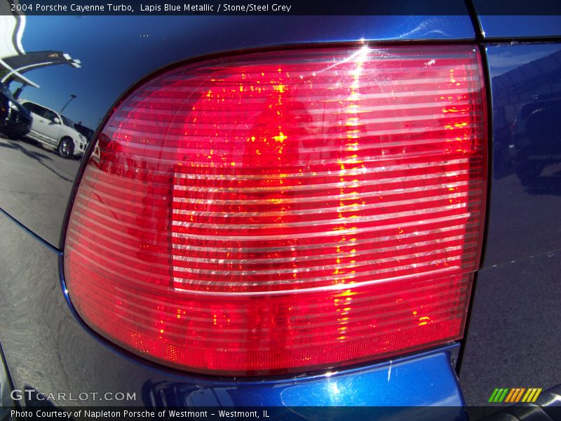 Lapis Blue Metallic / Stone/Steel Grey 2004 Porsche Cayenne Turbo