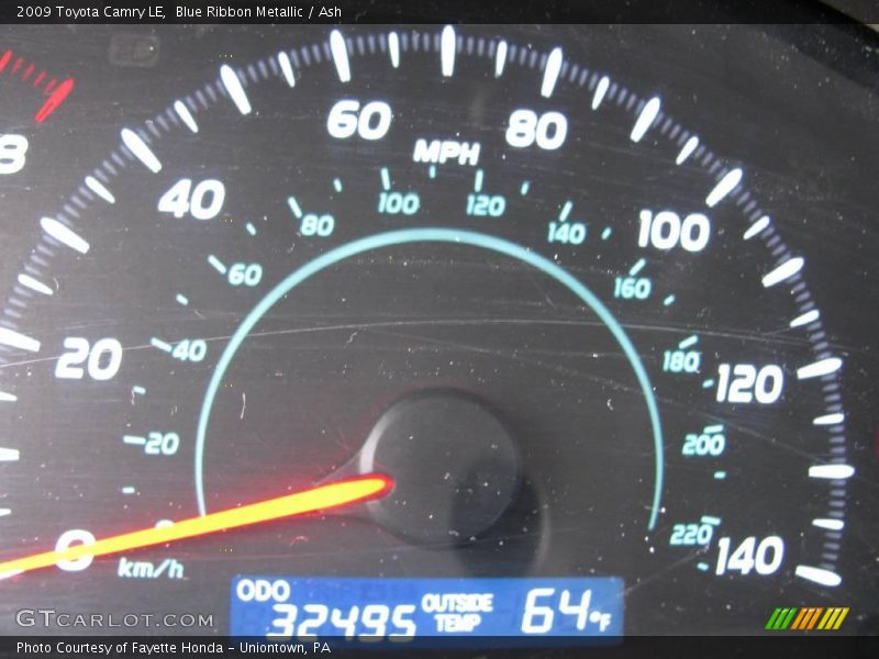 Blue Ribbon Metallic / Ash 2009 Toyota Camry LE