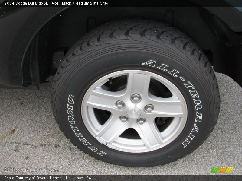 Black / Medium Slate Gray 2004 Dodge Durango SLT 4x4