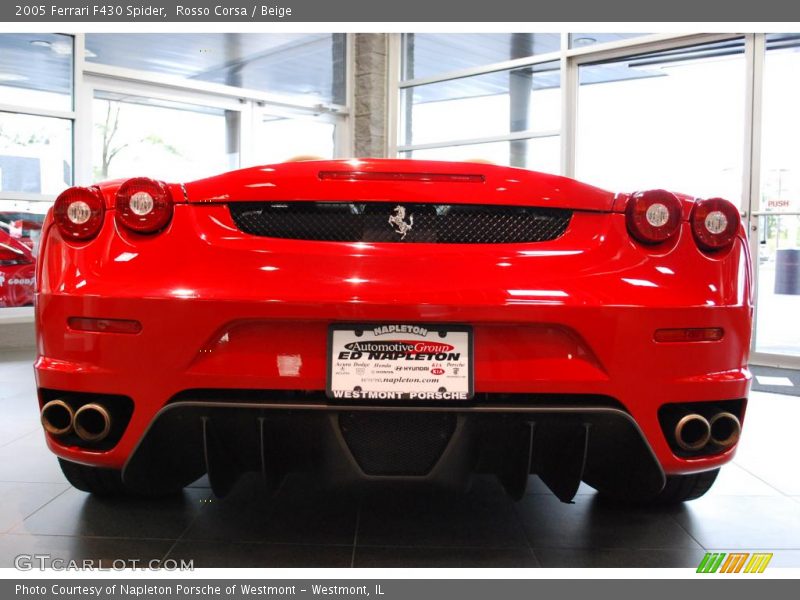 Rosso Corsa / Beige 2005 Ferrari F430 Spider